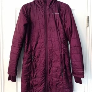 Columbia Maroon Omniheat Jacket XS